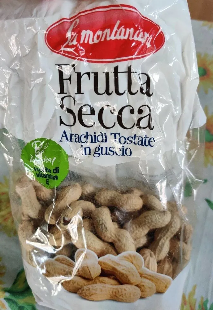 Arachidi tostate in guscio