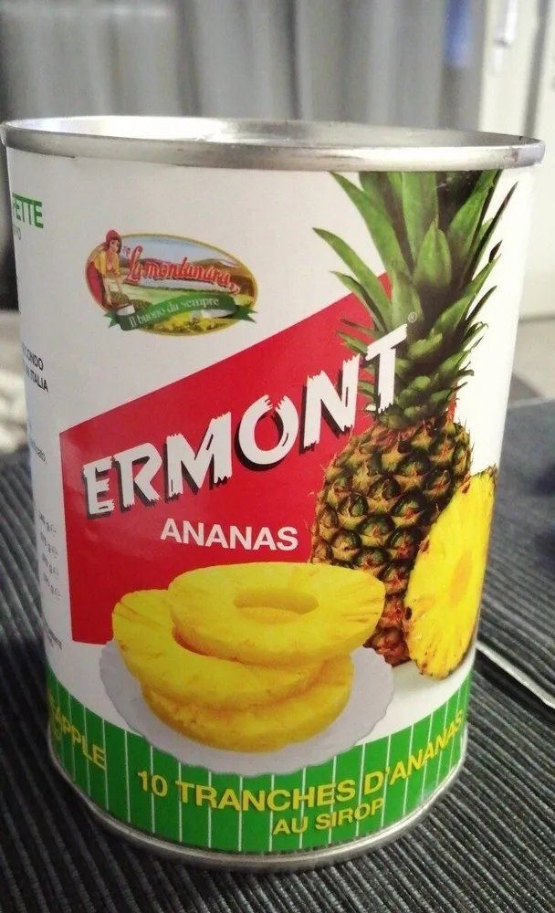 ananas sciroppato a fette