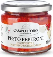 Pesto dIGPeperoni con ricotta e pecorino siciliano dop