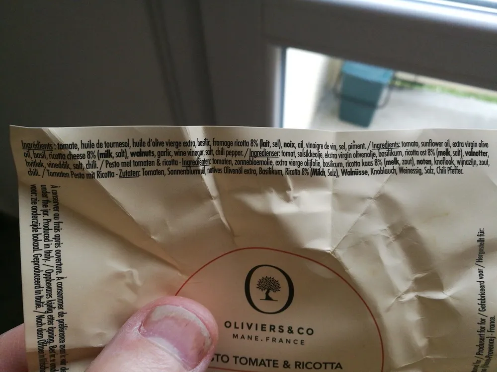 Pesto Rosso GR. 180 - Villa Reale