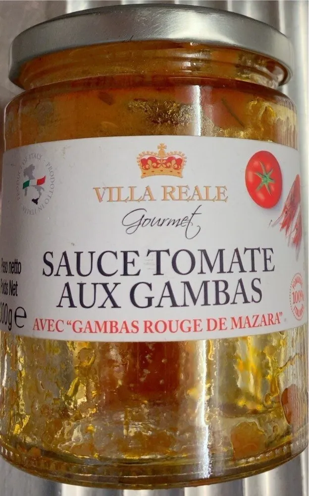 Sauce tomate aux gambas