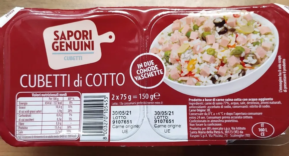 Cubetti di cotto