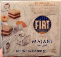 Hazelnuts and almonds Cremino