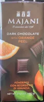 Dark chocolate with orange peel