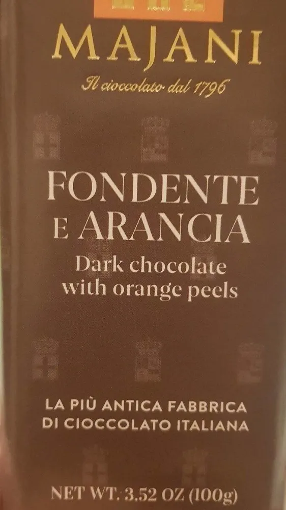 Fondente e arancia