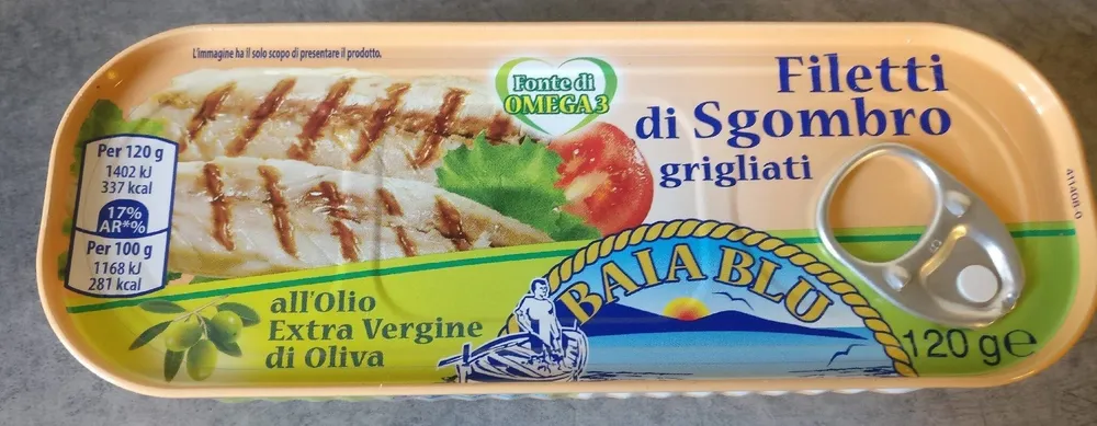 Filetti di sgombro grigliati