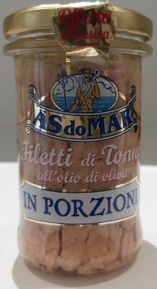 Filetti di tonno all'olio di oliva in porzioni