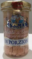 Filetti di tonno all'olio di oliva in porzioni