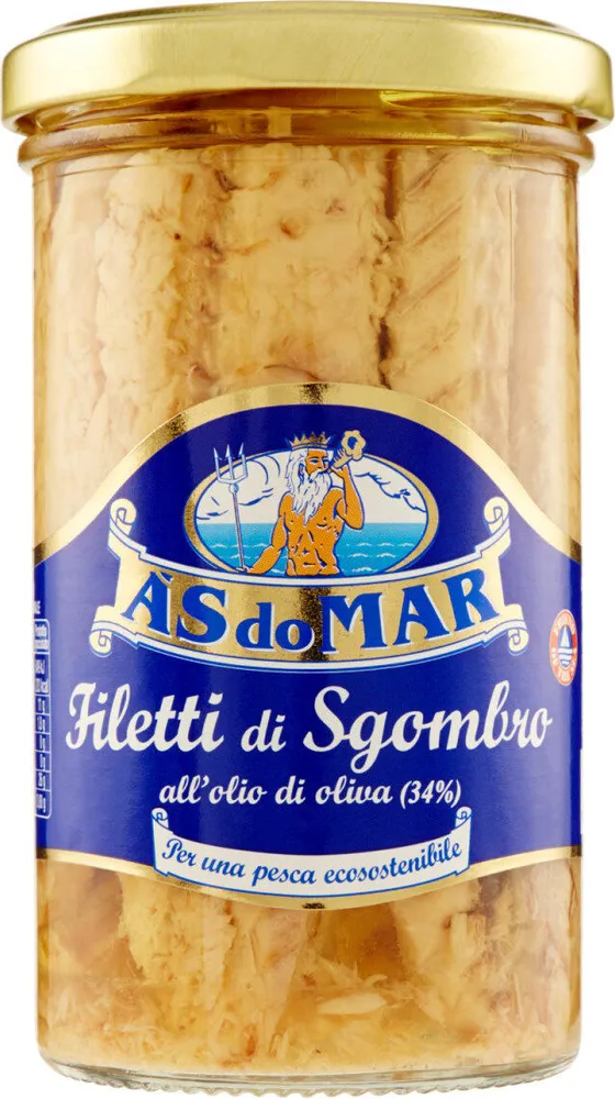 Filetti di sgombro all'olio di oliva