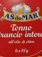 Tonno trancio intero all'olio d'oliva