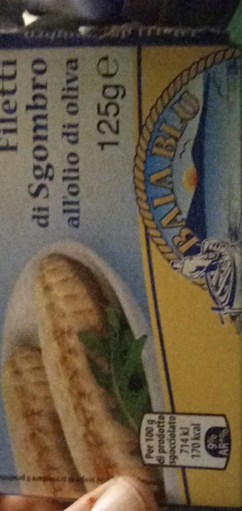 Filetti di sgombro all olio di oliva