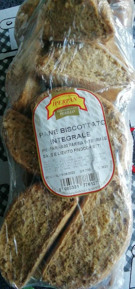 Pane biscottato integrale