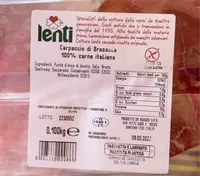 Carpaccio di bresaola