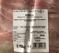 Prosciutto cotto