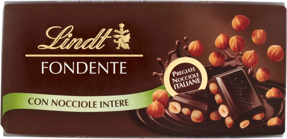 Lindt fondente con nocciole intere