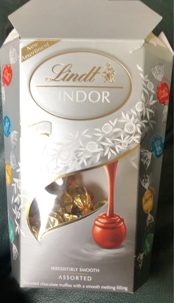 Assorted chocolate truffles with a smooth melting filling