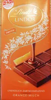 Vollmilch-Schokolade mit zartschmelzender Orangenfüllung
