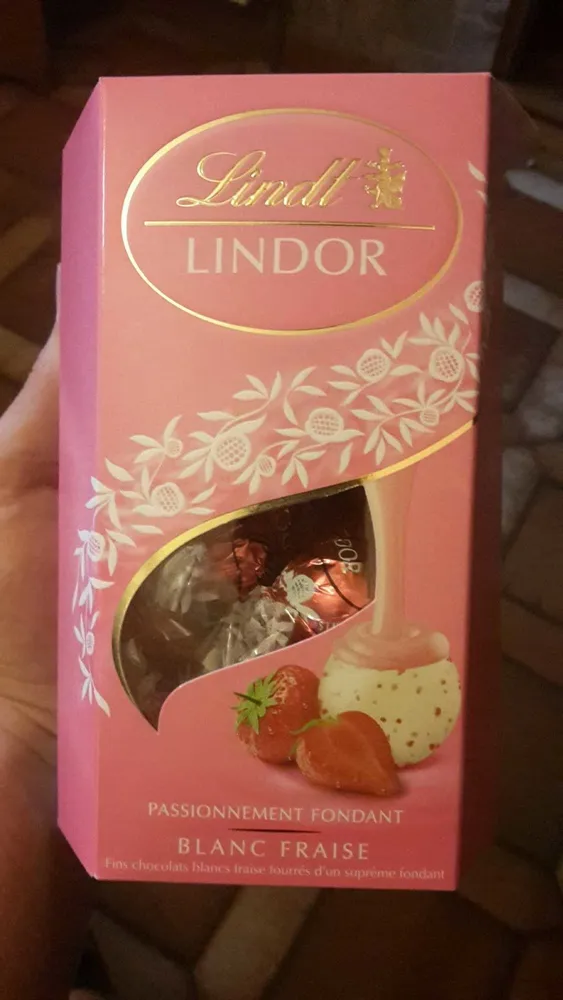 Lindor Blanc Fraise