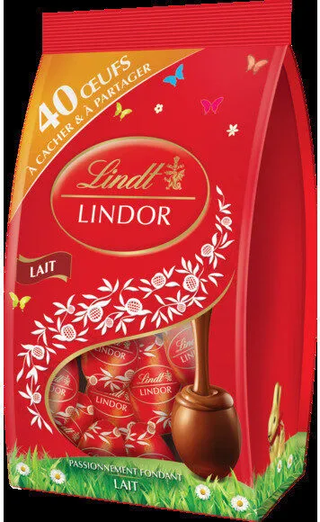 Oeufs moyens lindor lait