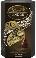 Lindor Bombones extra negro 70% cacao