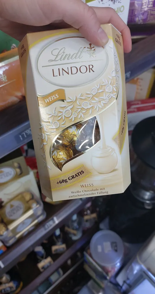 Lindor Kugel weiss