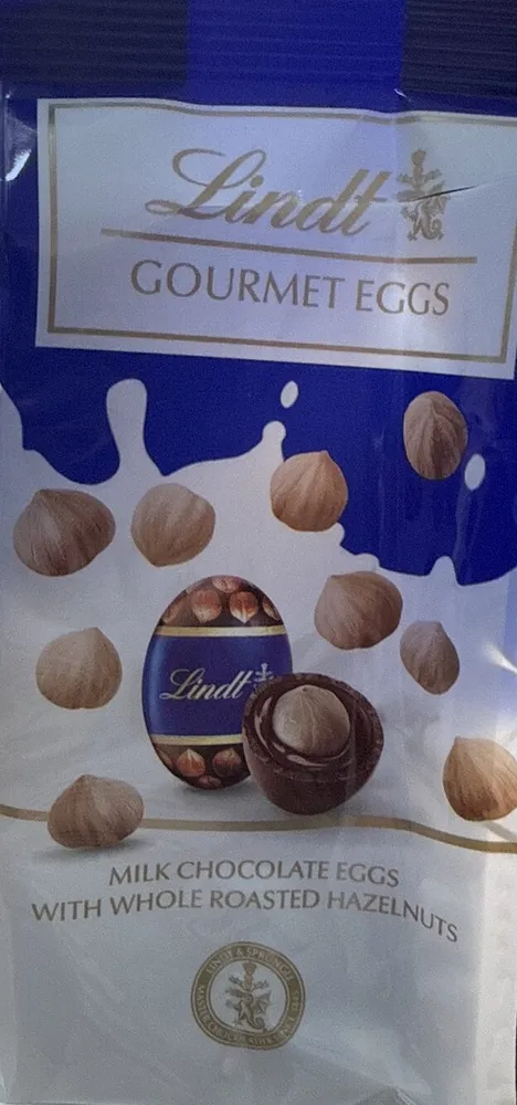 Lindt GOURMET EGGS Lindl MILK CHOCOLATE EGGS WITH