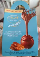 Cioccolato al latte con ripieno al caramello salato