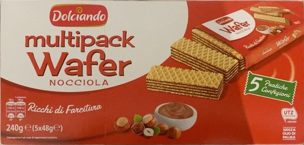 Wafer nocciola