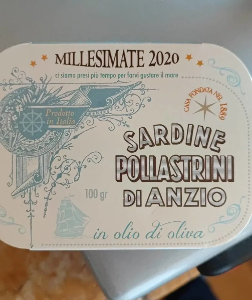Sardine millesimate 2021