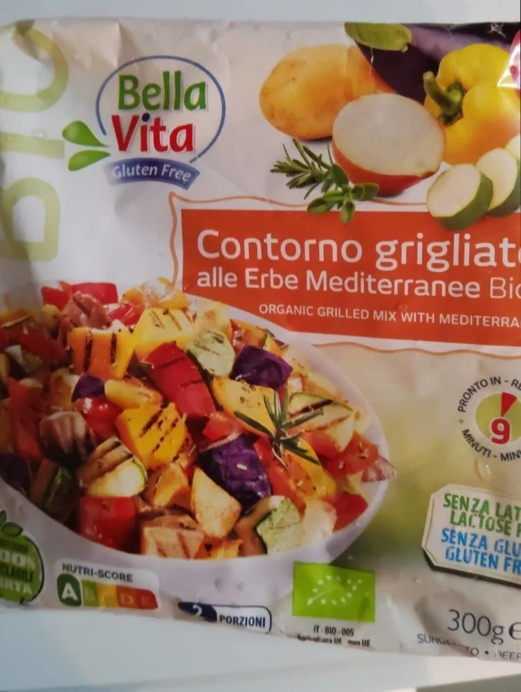 Contorno grigliato alle erbe mediterranee