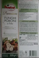 Funghi porcini a fette surgelati