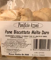 Pane biscottato malto duro