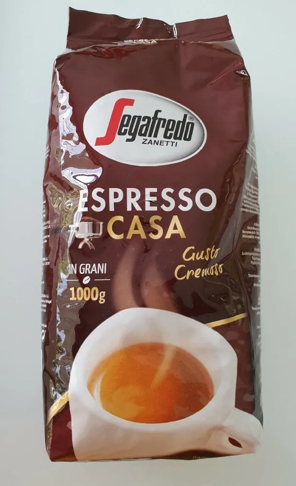 Caffé Espresso Casa In Grani Segafredo 1 KG.