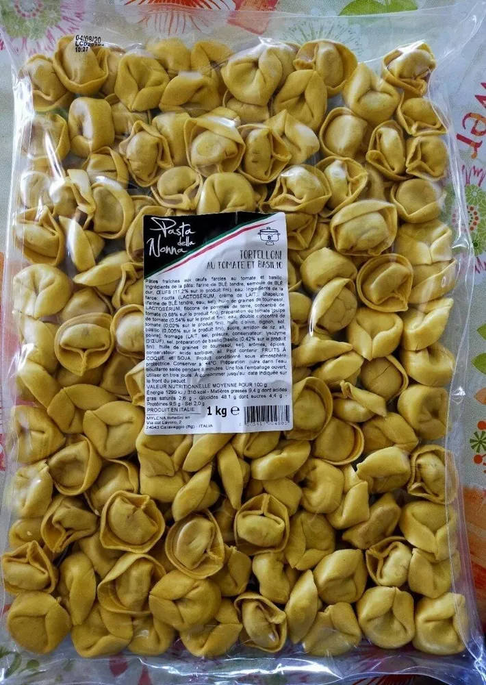 Tortellini au tomate et basilic