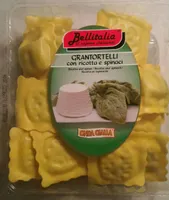 Grantortelli mon ricotta e spinaci