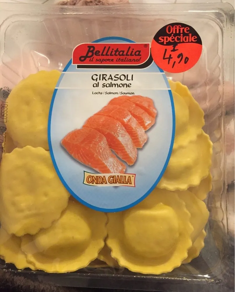 Raciolis au saumon