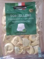 Tortelloni z serem ricotta i szpinakiem
