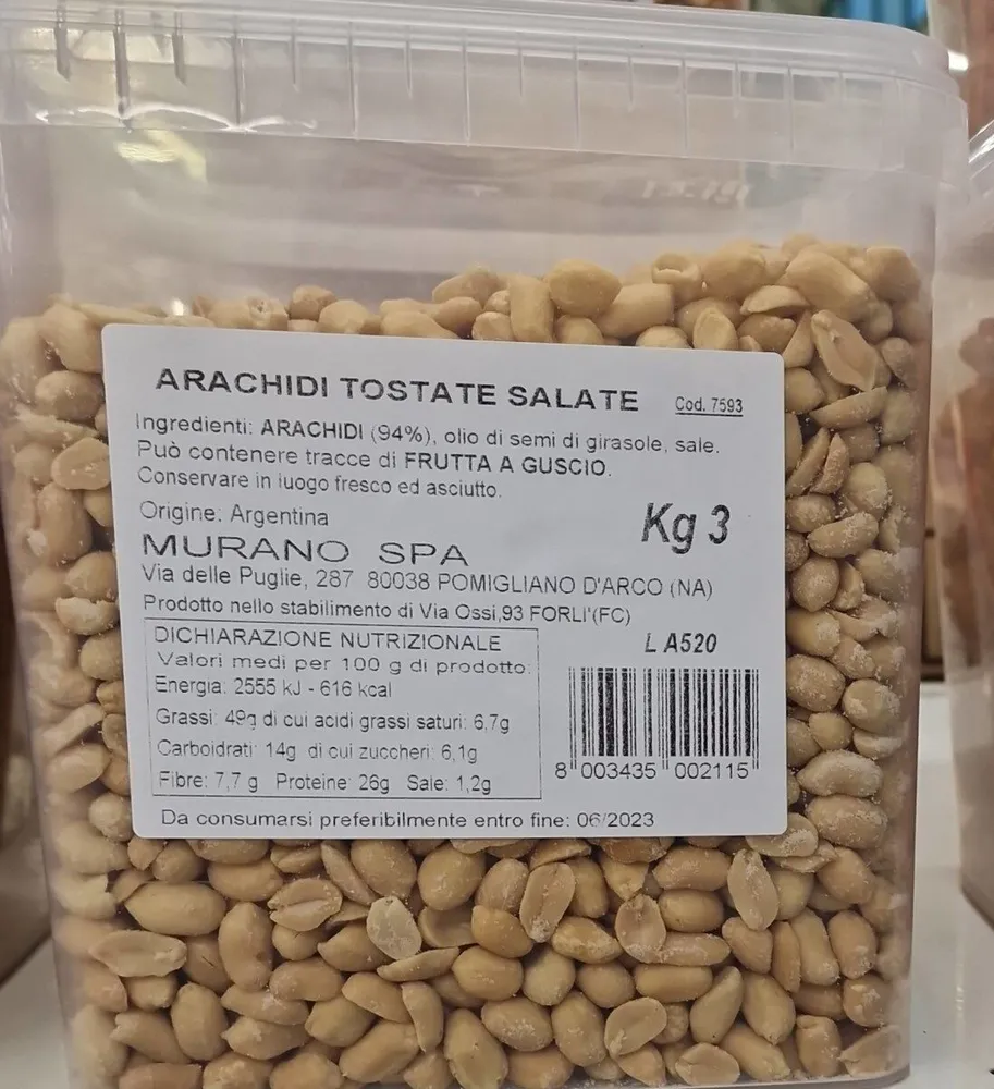 arachidi tostate salate