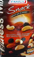 Fitness Mix Mandorle, uva anacardi, noci brasile, cranberries