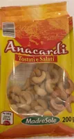Anacardi tostati e salati