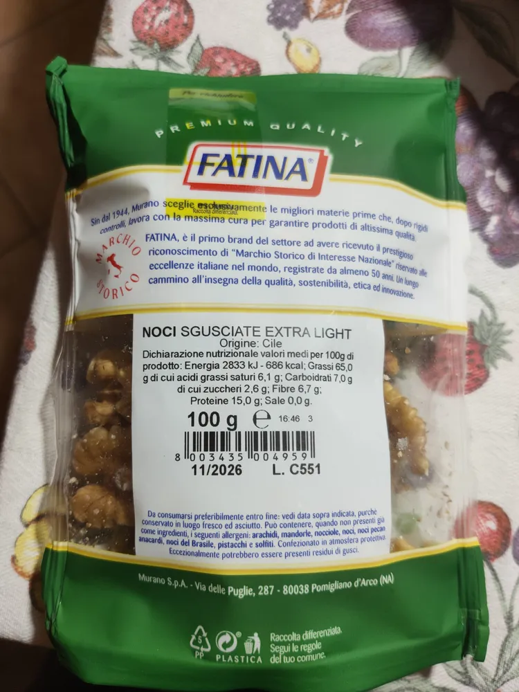 Fatina snack noci