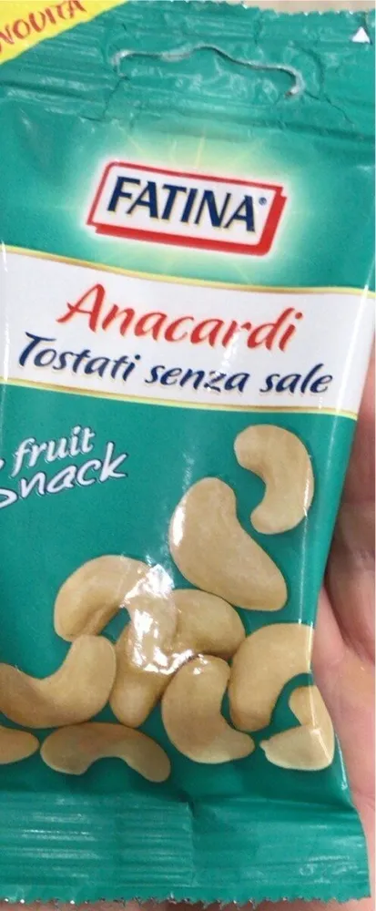 Anacardi tostati senza sale