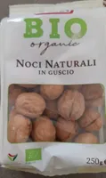 Noci naturali in guscio bio