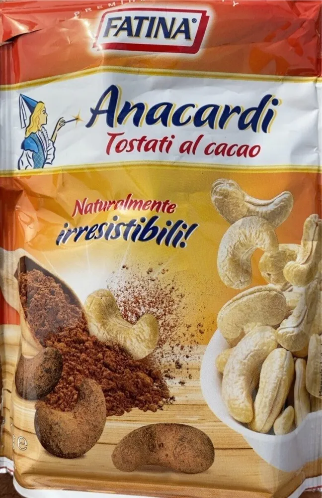 Anacardi tostati al cacao