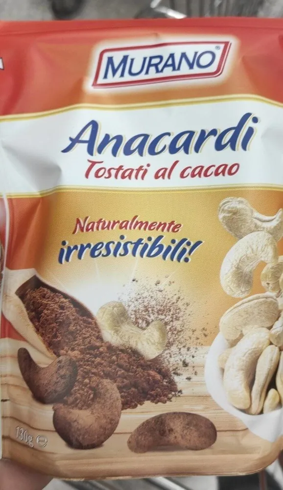 Anacardi tostati al cacao