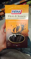 filetti di arancia ricoperti