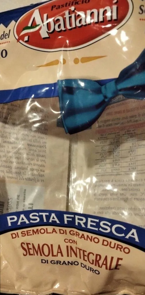 Pasta Fresca di Semola di Grano Duro e Semola Integrale