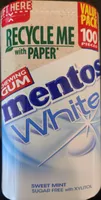 Mentos gum white - Sweet mint