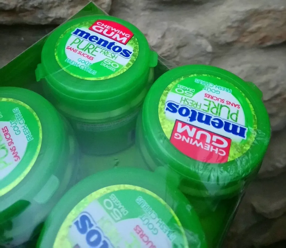 Chewing-gum Pure Fresh sans sucres goût Fresh Citrus 50 dragées