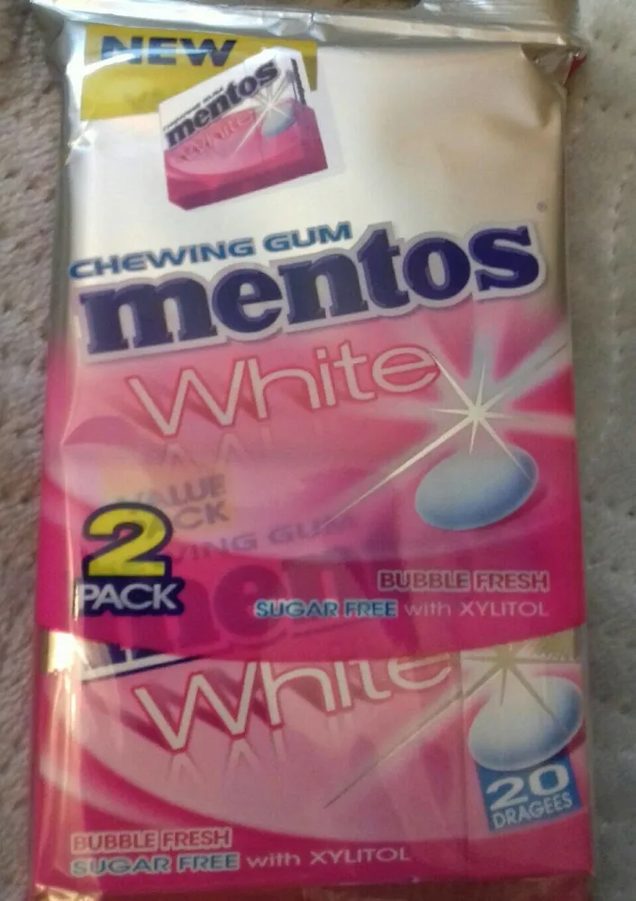 Chewing gum white